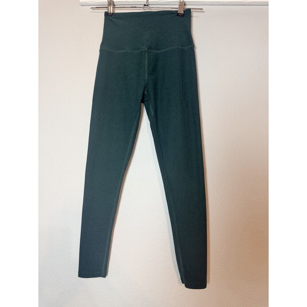 Beyond Yoga Spacedye Caught In The Midi High Waisted Leggings XS Dark Green